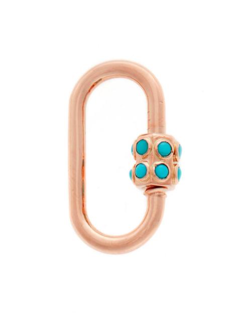 MARLA AARON Turquoise Stoned Medium Lock