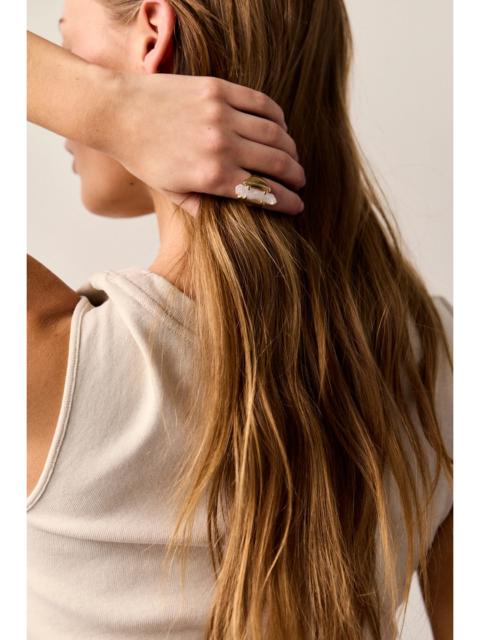 FREE PEOPLE Clasped Pearl Ring