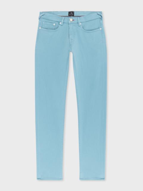 Paul Smith Powder Blue Garment-Dyed Jeans