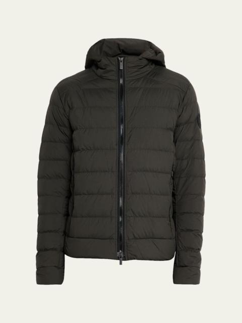 Canada Goose Men's Crofton Packable Quilted Matte Ripstop Hoodie