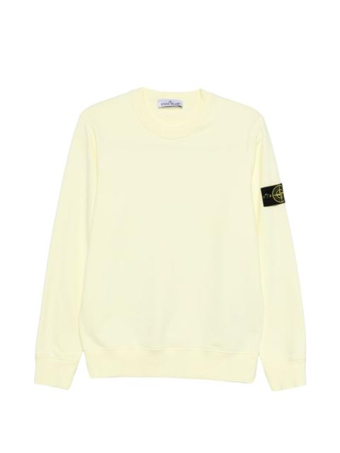 Stone Island patch crew-neck sweatshirt