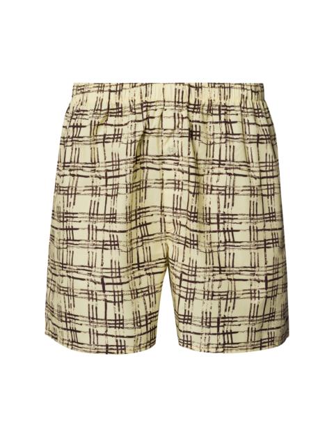 HANRO Arthur Arbesser X Hanro Tartan Cotton Boxers