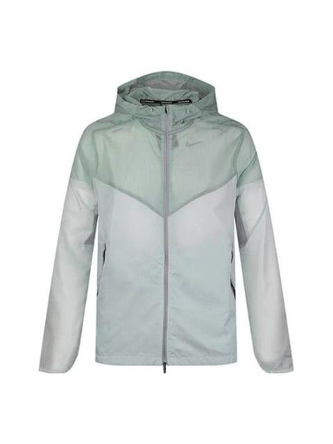 Nike WINDRUNNER Woven hooded Running Jacket Mint Green CK6342-321