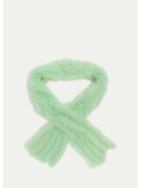 Valentino Feathered Scarf