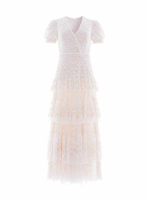 Needle & Thread Layered Lace Ankle Gown