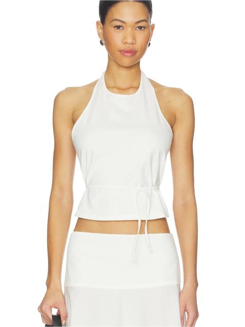 ST. AGNI Soft Jersey Halter Top