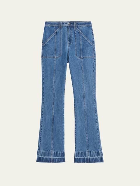 Cinq à Sept Briella Flare Jeans with Released Hem