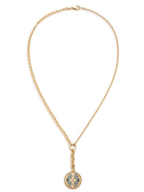 FOUNDRAE Reverie - Ceramic Butterfly Medium Mixed Belcher Extension Necklace