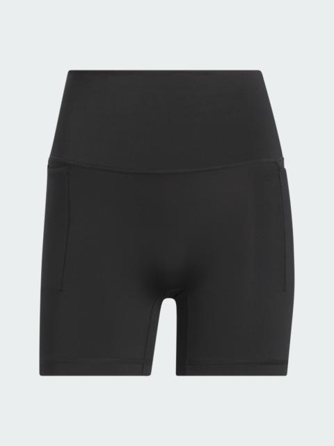 adidas 3 Stripes Studio All Me Booty Short Leggings