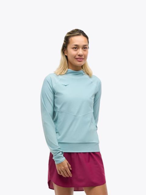 HOKA Women's Moabi LS Sun Top in Druzy
