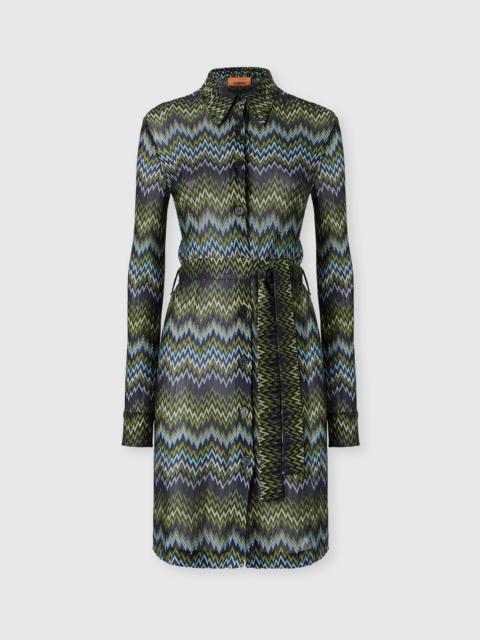 Missoni Midi shirt dress in viscose