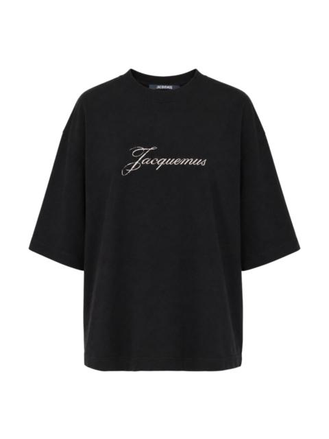 JACQUEMUS Signature Logo Oversized Tee