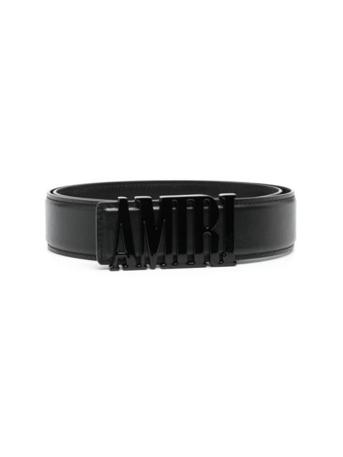 AMIRI tonal logo-buckle belt