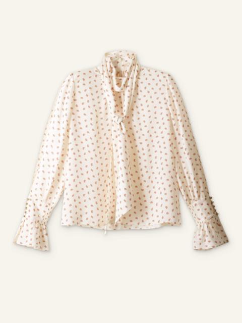 ME+EM Straight Blouse + Tie