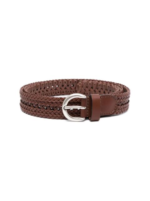 Etro woven leather belt