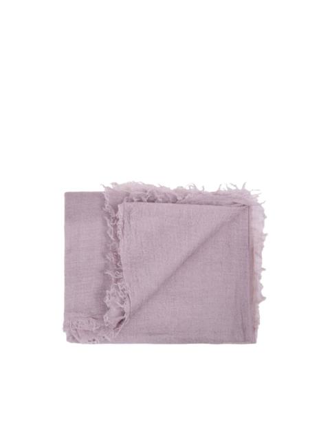 Rick Owens Follo frayed scarf