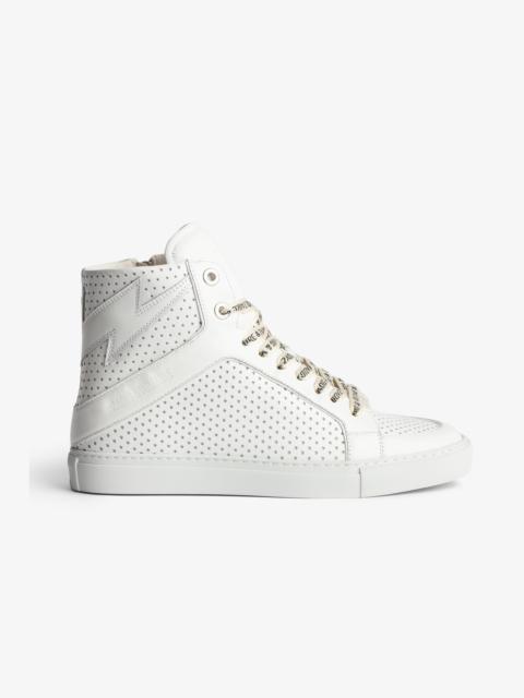 Zadig & Voltaire ZV1747 High Flash Smooth Sneakers