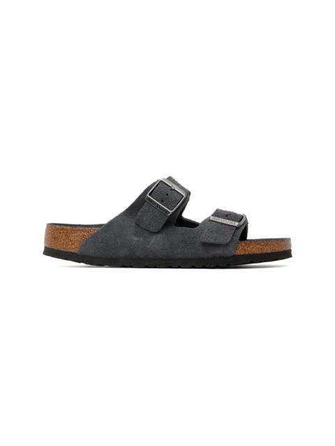BIRKENSTOCK Gray Regular Arizona Soft Footbed Sandals
