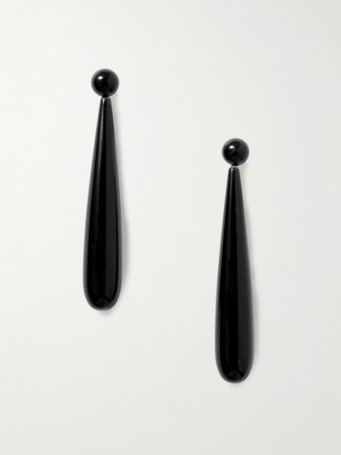 Sophie Buhai Angelika Silver Onyx Earrings