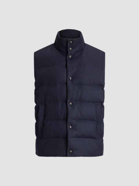 Ralph Lauren Men's Harwick Cashmere-Blend Down Vest - Navy