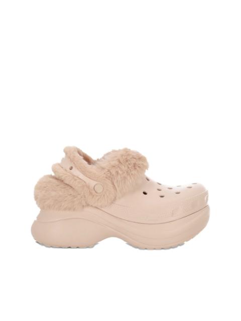 crocs textured platform slip-on