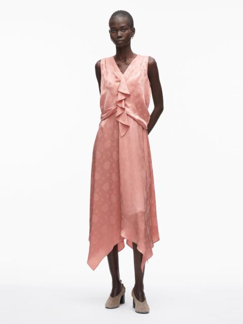 3.1 Phillip Lim Floral Jacquard Draped Handkerchief Dress