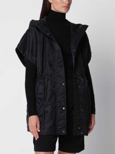 WEEKEND Max Mara Black sleeveless jacket in nylon