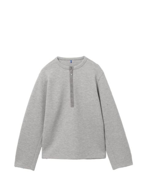 ADER error henley-neck sweatshirt