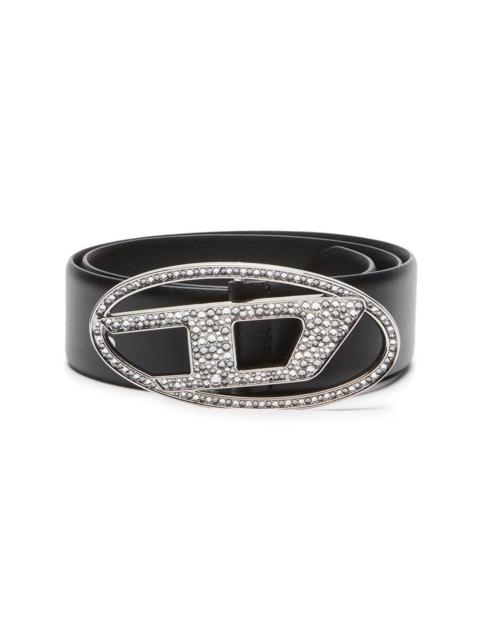 Diesel B-1dr Strass leather belt