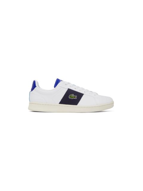 LACOSTE White Carnaby Pro Sneakers