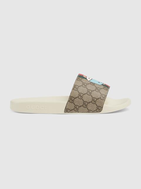 Cat fashion gucci slides