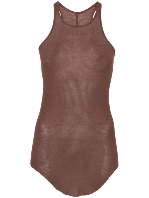 Rick Owens fine-ribbed tank top