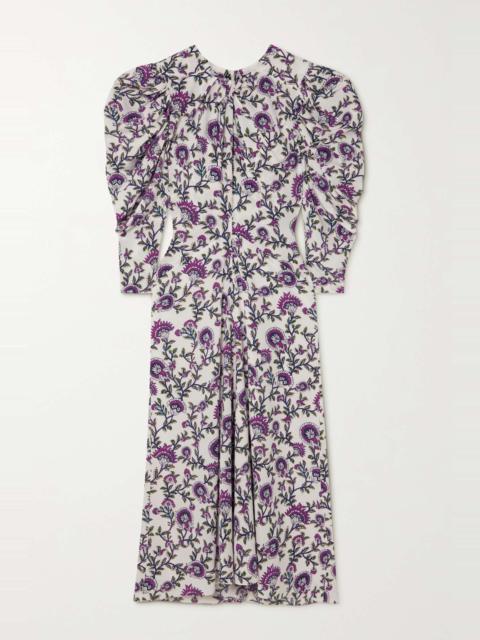Baga floral-print silk-blend midi dress