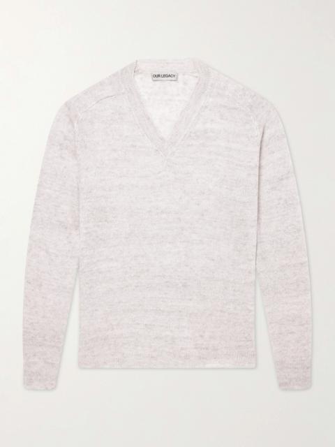 Our Legacy Rue Linen and Cotton-Blend Sweater