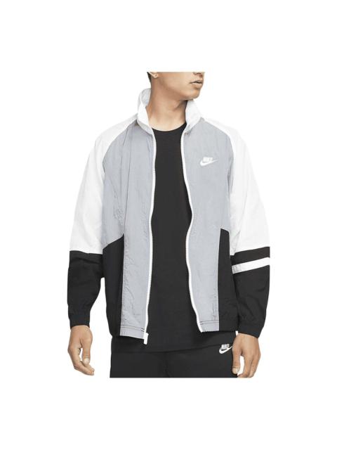 Nike Nike Trend Unlined Jacket 'Grey White Black' DD6171-065