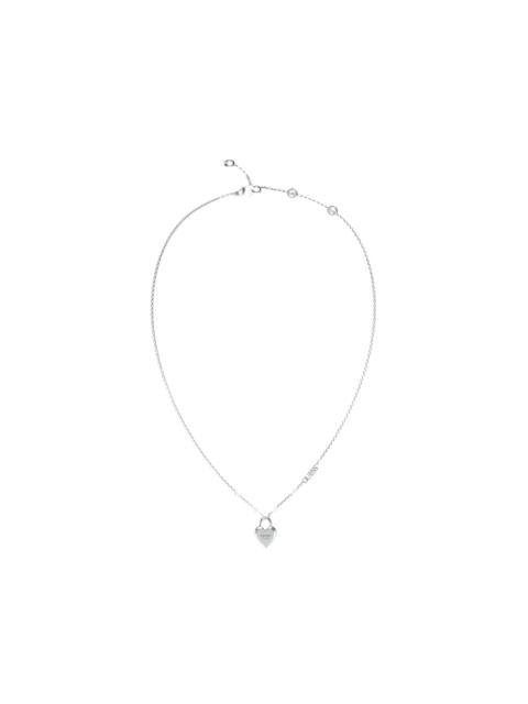 GUESS USA heart-lock necklace