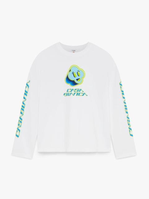 CASABLANCA CC Smile Future Long Sleeve T-Shirt | Casablanca Paris