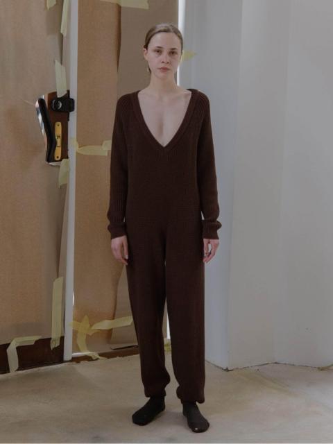 BASERANGE Danube V Neck Jumpsuit - Organic Cotton