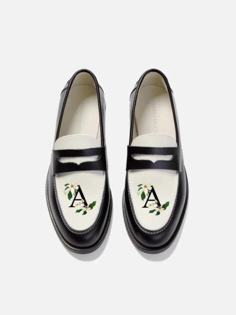Hand-Painted Initial Penny Loafer - Men's