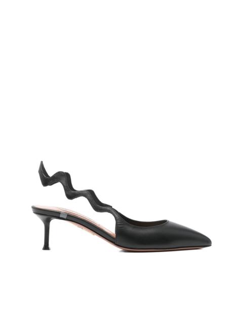 AQUAZZURA 55mm Artiste pointed-toe pumps