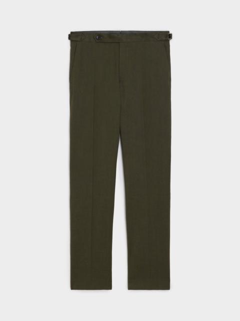 TODD SNYDER Italian Linen Mohair Side Tab Trouser