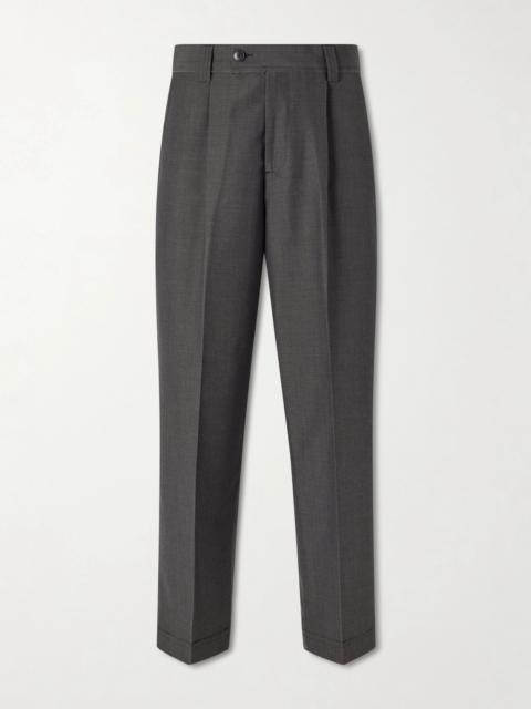 mfpen Straight-Leg Pleated Wool Trousers
