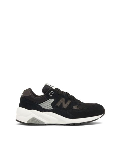 New Balance 580 logo-patch suede sneakers