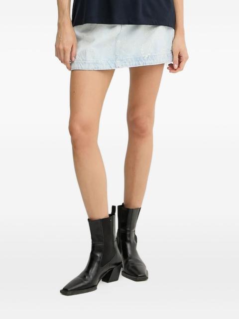 BOSS denim mini skirt
