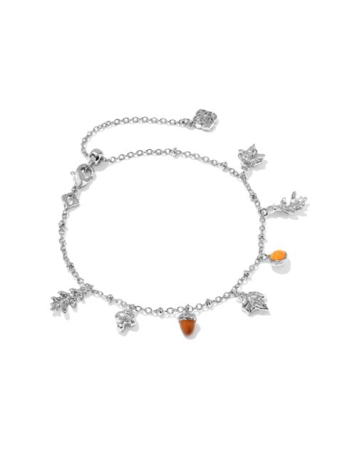 KENDRA SCOTT Autumn Silver Charm Bracelet