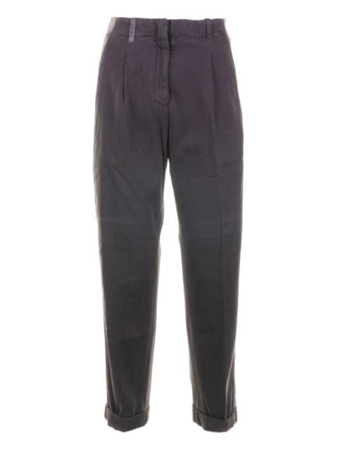 PESERICO pleated-cuffed trousers