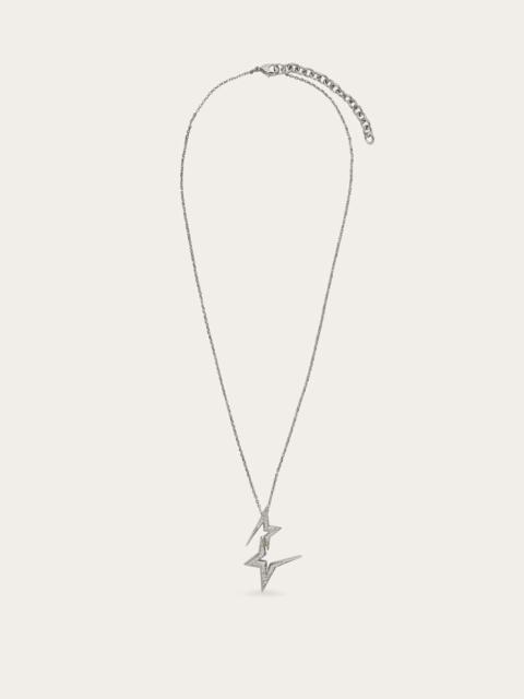 FERRAGAMO NECKLACE WITH DOUBLE STAR PENDANT