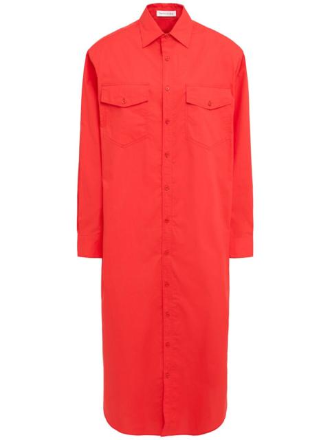 Calren cotton poplin long dress