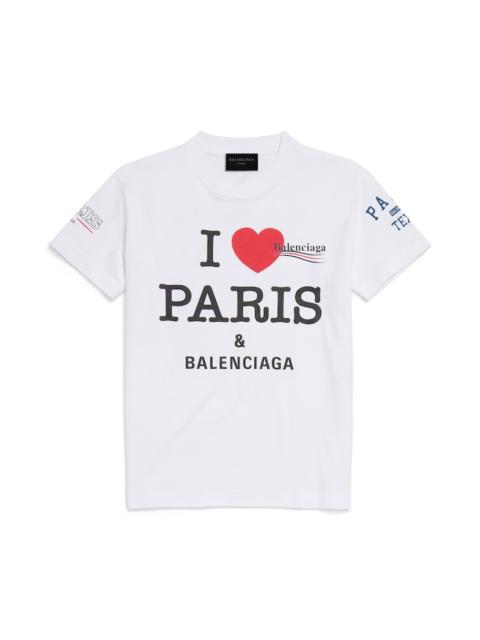 BALENCIAGA Overlayer Political Campaign Hoodie Medium Fit in White/black