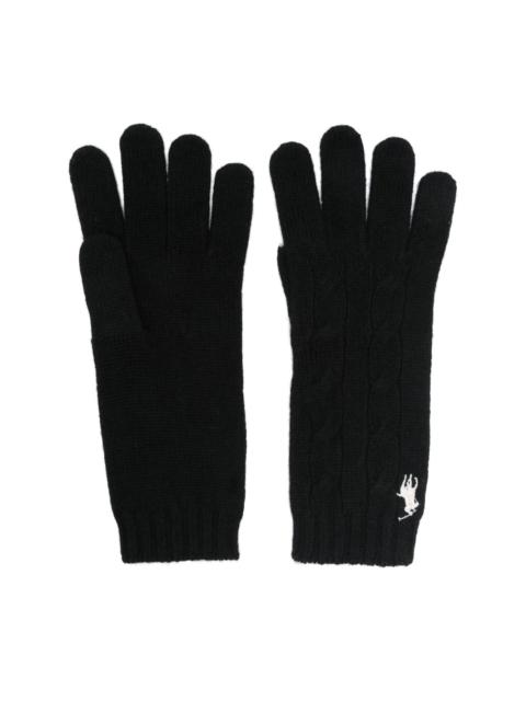 Polo Ralph Lauren cable-knit gloves